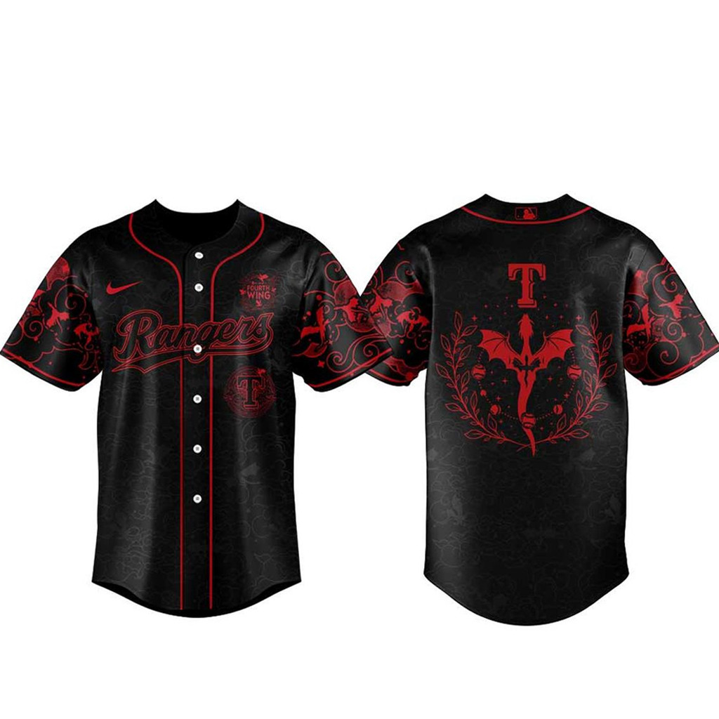 Texas Rangers Fourth Wings Night 2026 Baseball Jersey 1 - Unicasport Texas Rangers Fourth Wings Night 2026 Baseball Jersey