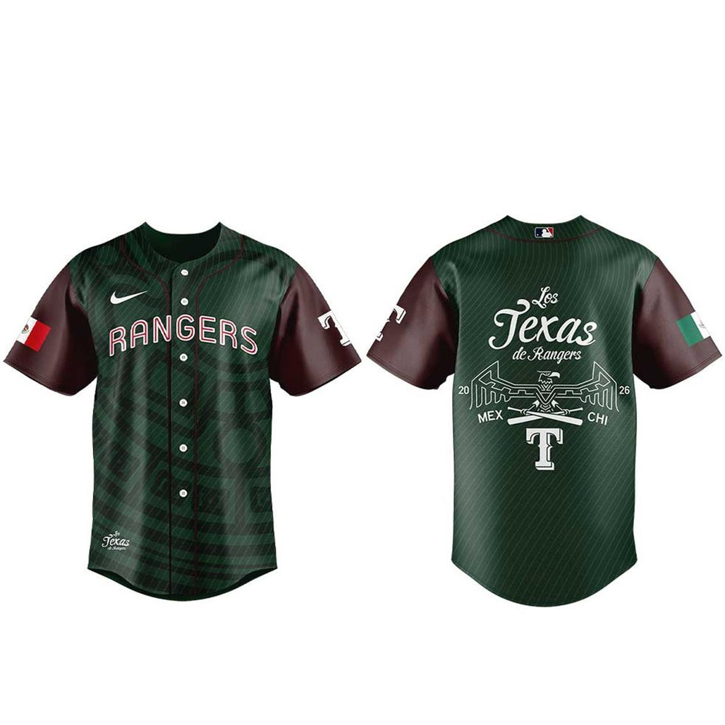 Texas Rangers Mexican Heritage Honor Night 2026 Baseball Jersey 1 - Unicasport Texas Rangers Mexican Heritage Honor Night 2026 Baseball Jersey