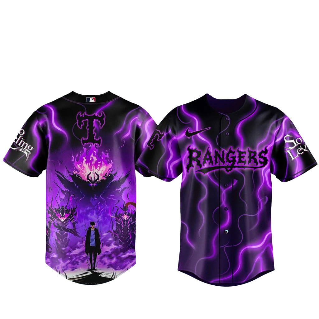 Texas Rangers x Solo Leveling Night 2026 Baseball Jersey Version 3 1 - Unicasport Texas Rangers x Solo Leveling Night 2026 Baseball Jersey Version 3