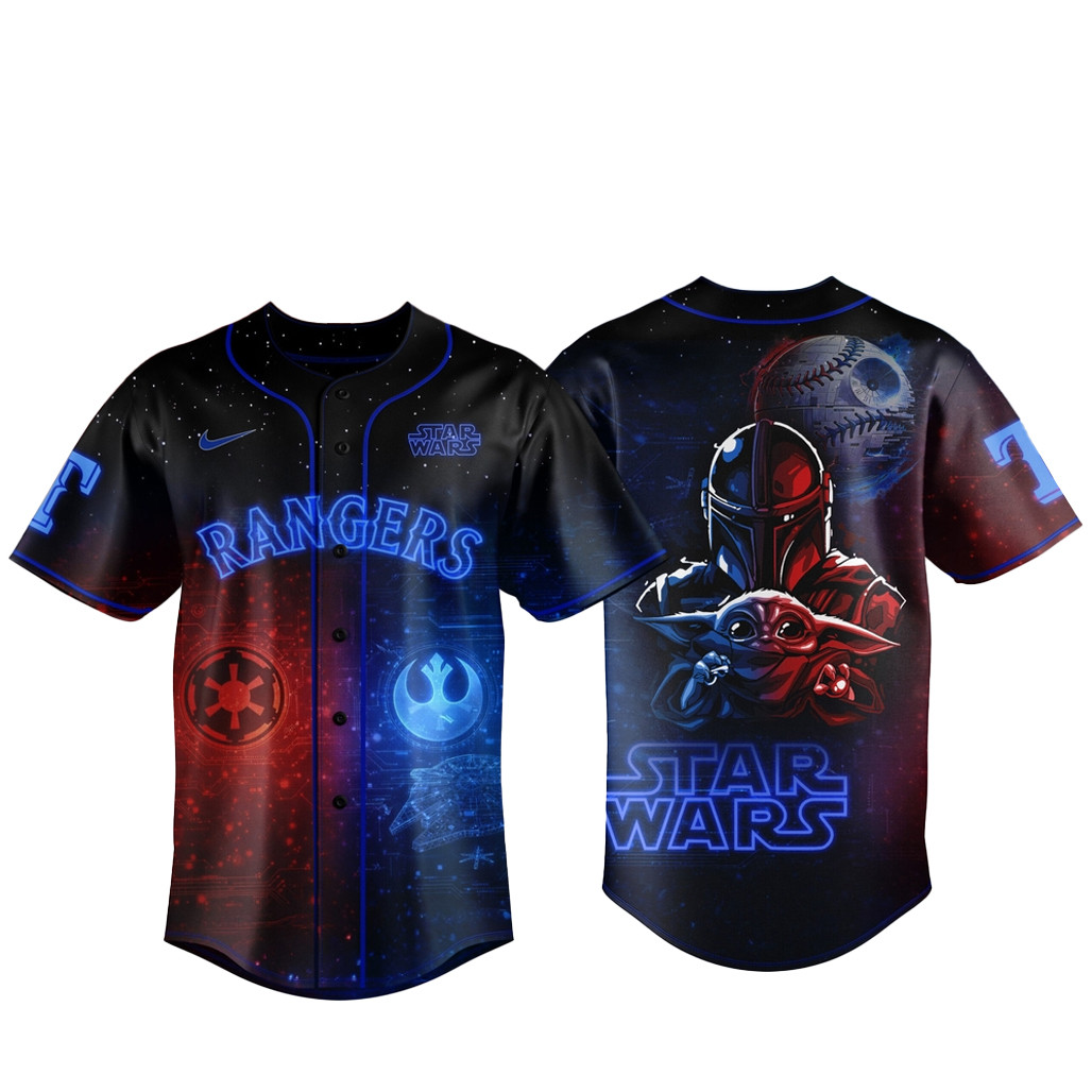 Texas Rangers x Star Wars Night 2026 Baseball Jersey_1 1 - Unicasport Texas Rangers x Star Wars Night 2026 Baseball Jersey_1