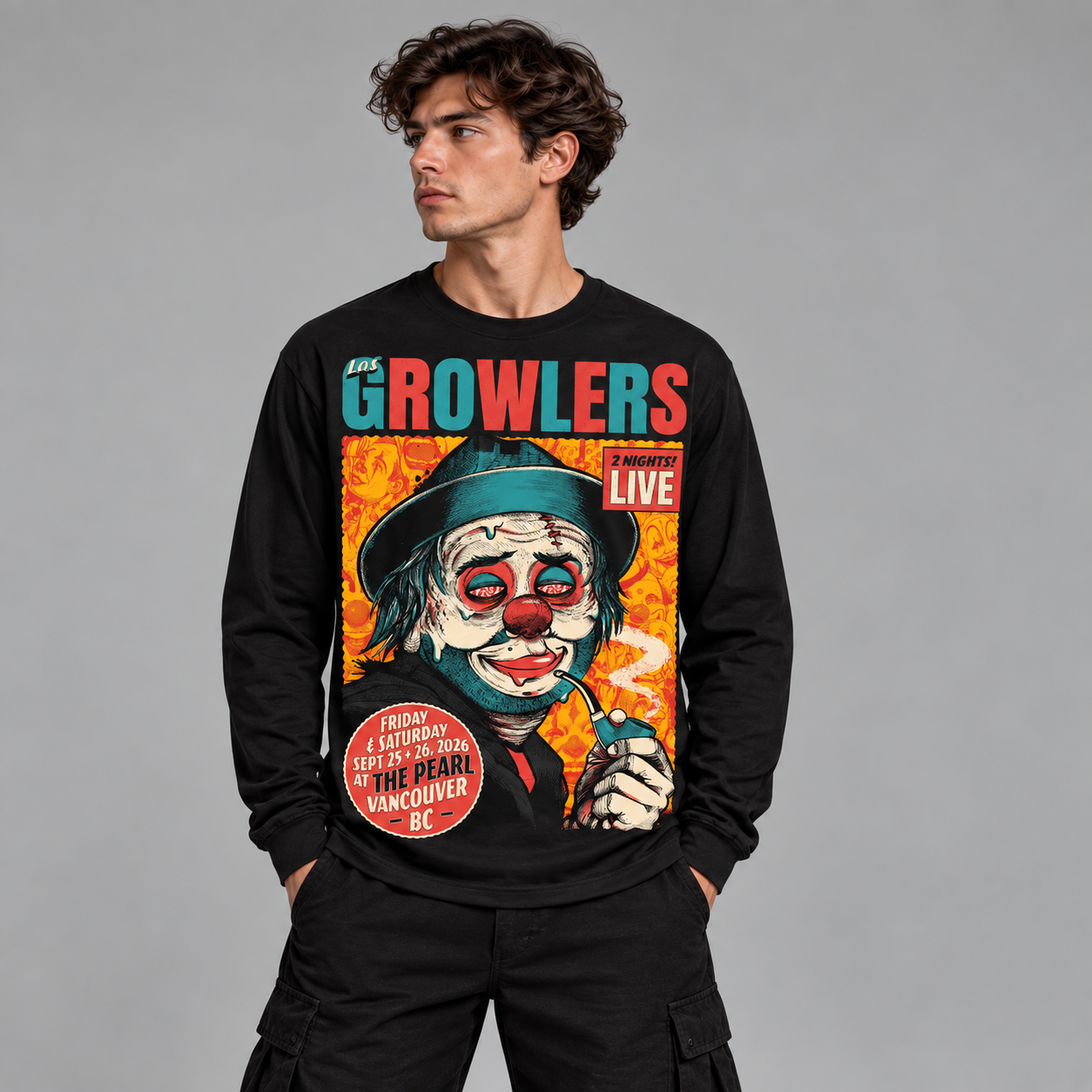 the growlers sep 25 26 2026 ancouver bc the pearl long sleeve merch Q3hJG - merchtourboutique