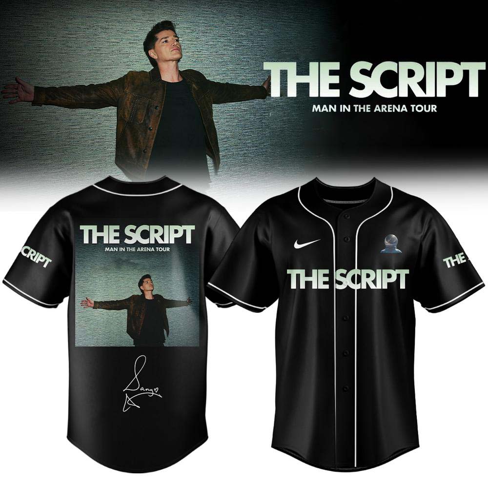 The Script Man In The Arena Tour Limited Edition Baseball Jersey