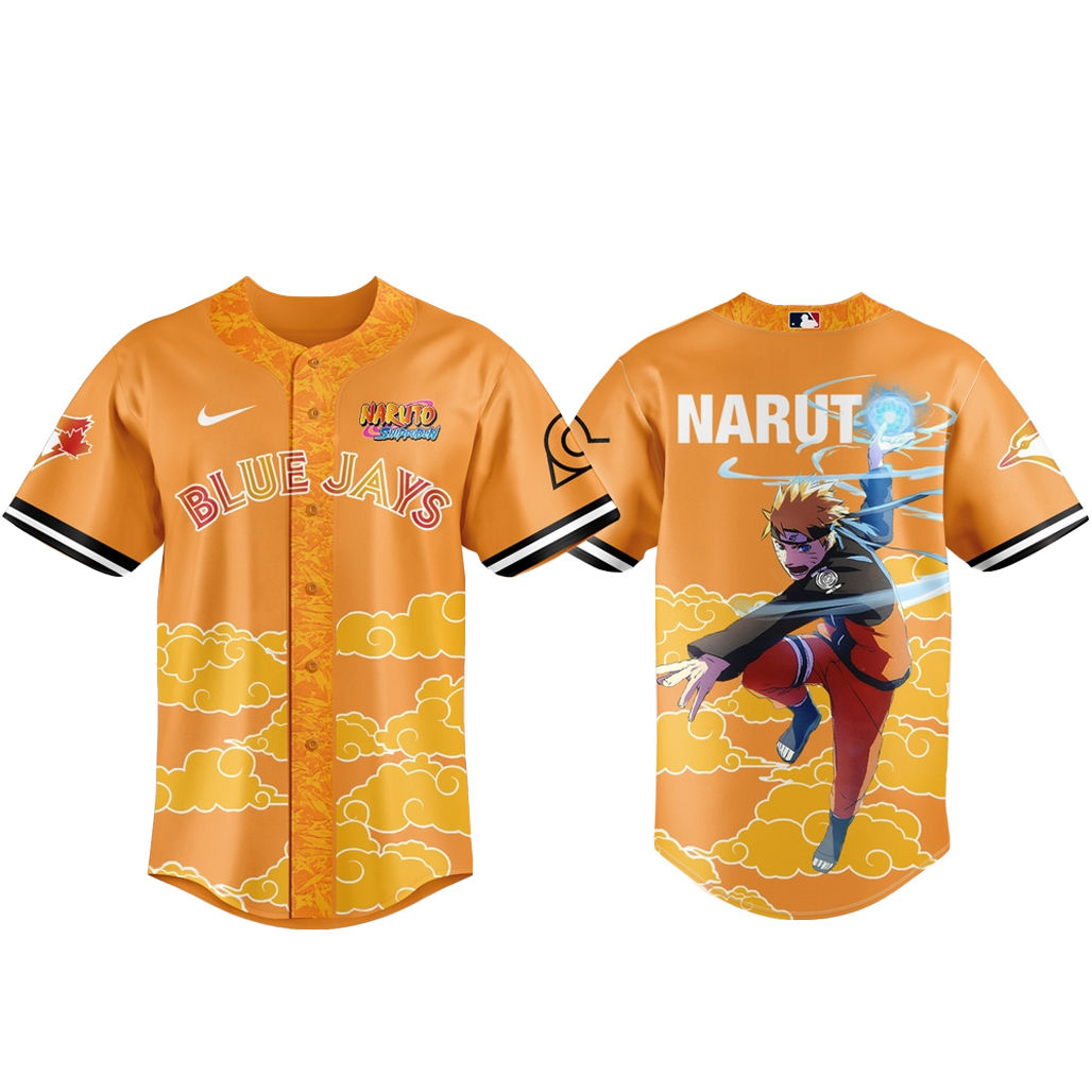 Toronto Blue Jays x Naruto Night 2026 Baseball Jersey Version 1