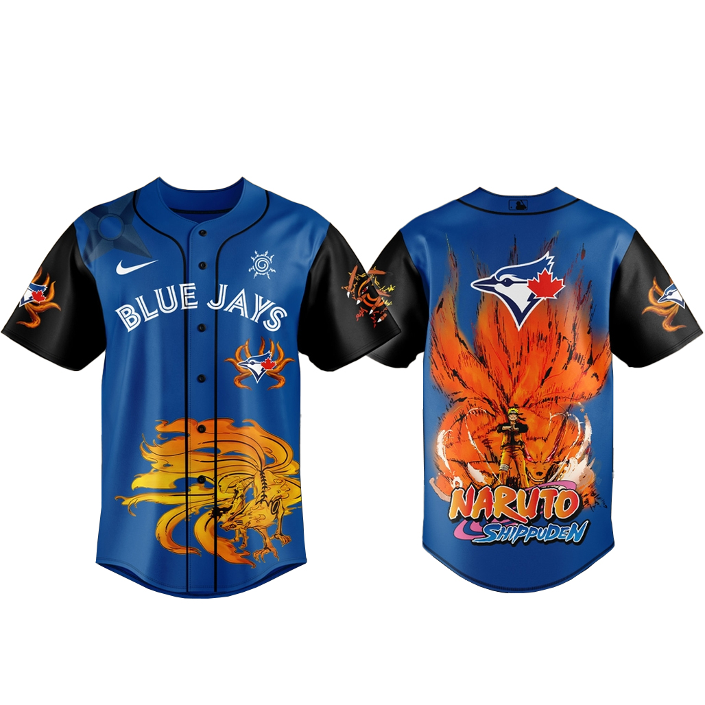 Toronto Blue Jays x Naruto Night 2026 Baseball Jersey Version 3