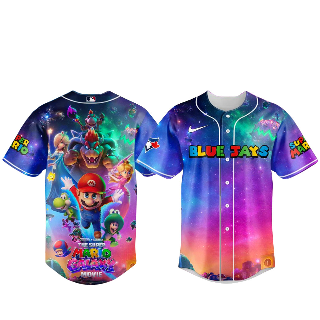 Toronto Blue Jays x Super Mario Galaxy 2026 Baseball Jersey