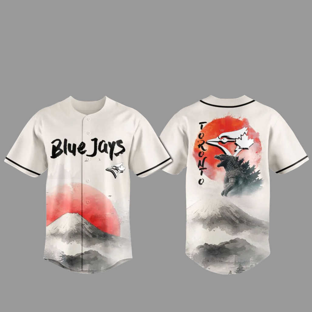 Toronto Blue Jays x The Godzilla Kaiju Baseball Jersey