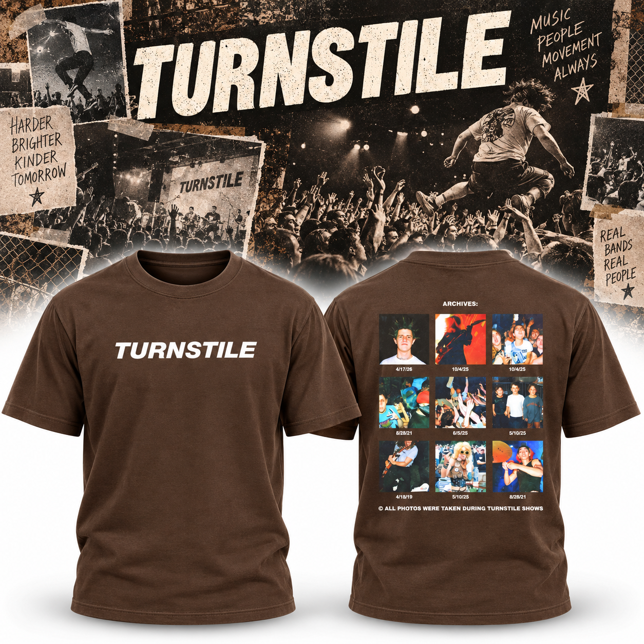 Turnstile Merch Never Enough Tour 2026 Shirt - Merch Tour Boutique