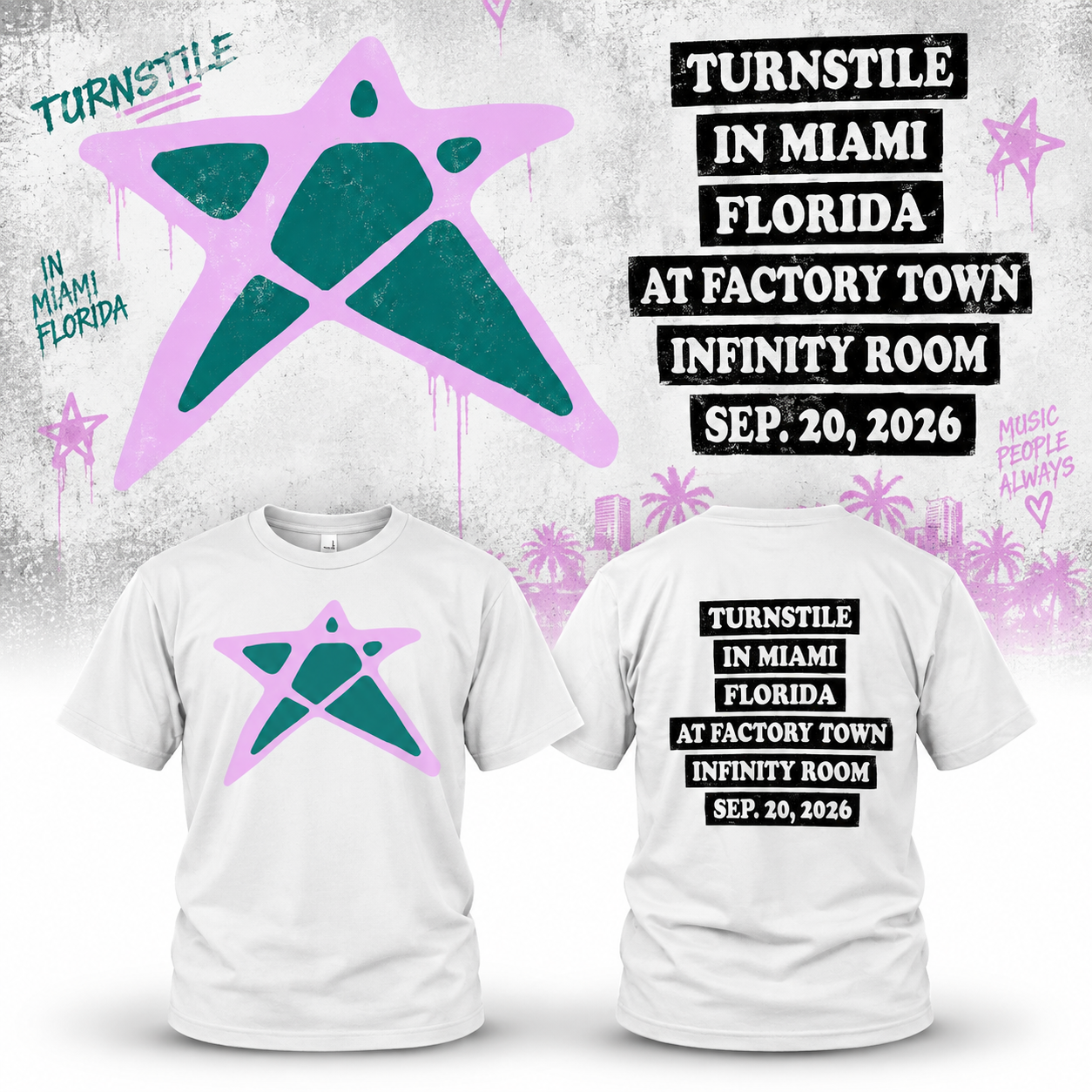Turnstile In Miami Florida At Factory Town Infinity Room September