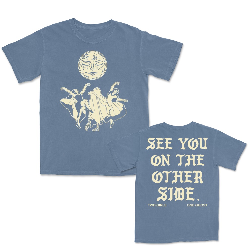 two girls one ghost dancing moon see on the orther side t shirt ccucs - merchtourboutique