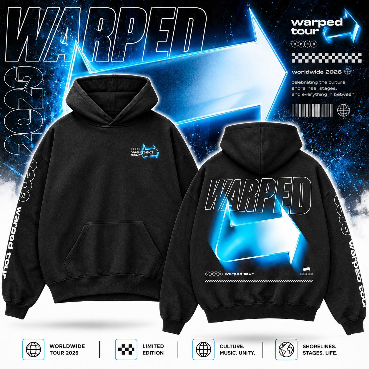 Vans Warped Tour Montreal 2026 Hoodie