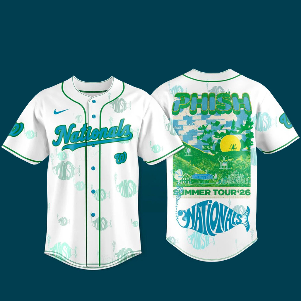 Washington Nationals x Phish Summer Tour 2026 Baseball Jersey