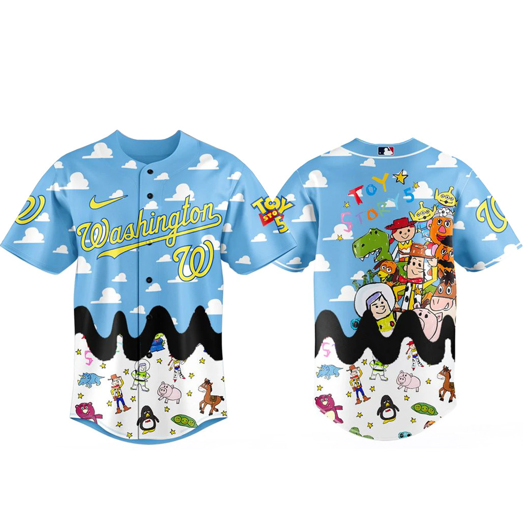 Washington Nationals x Toy Story 5 Baseball Jersey Version 2