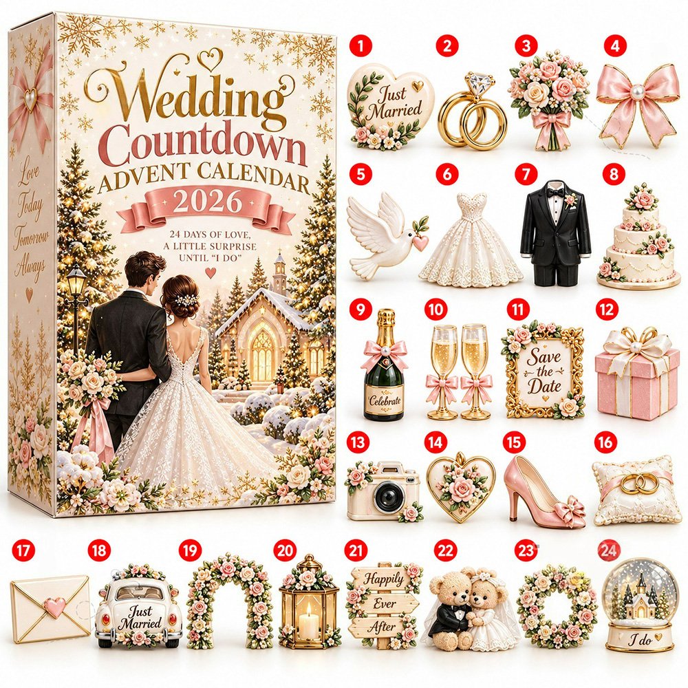Wedding Christmas Advent Calendar Festive Decor Ideas Xmas Gifts For Wife