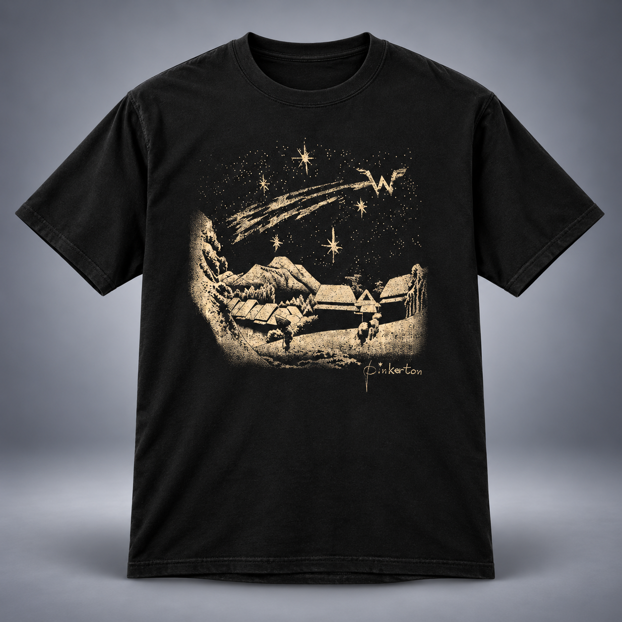 Weezer Pinkerton Starry Night 2026 Graphic Tee - Merch Tour Boutique