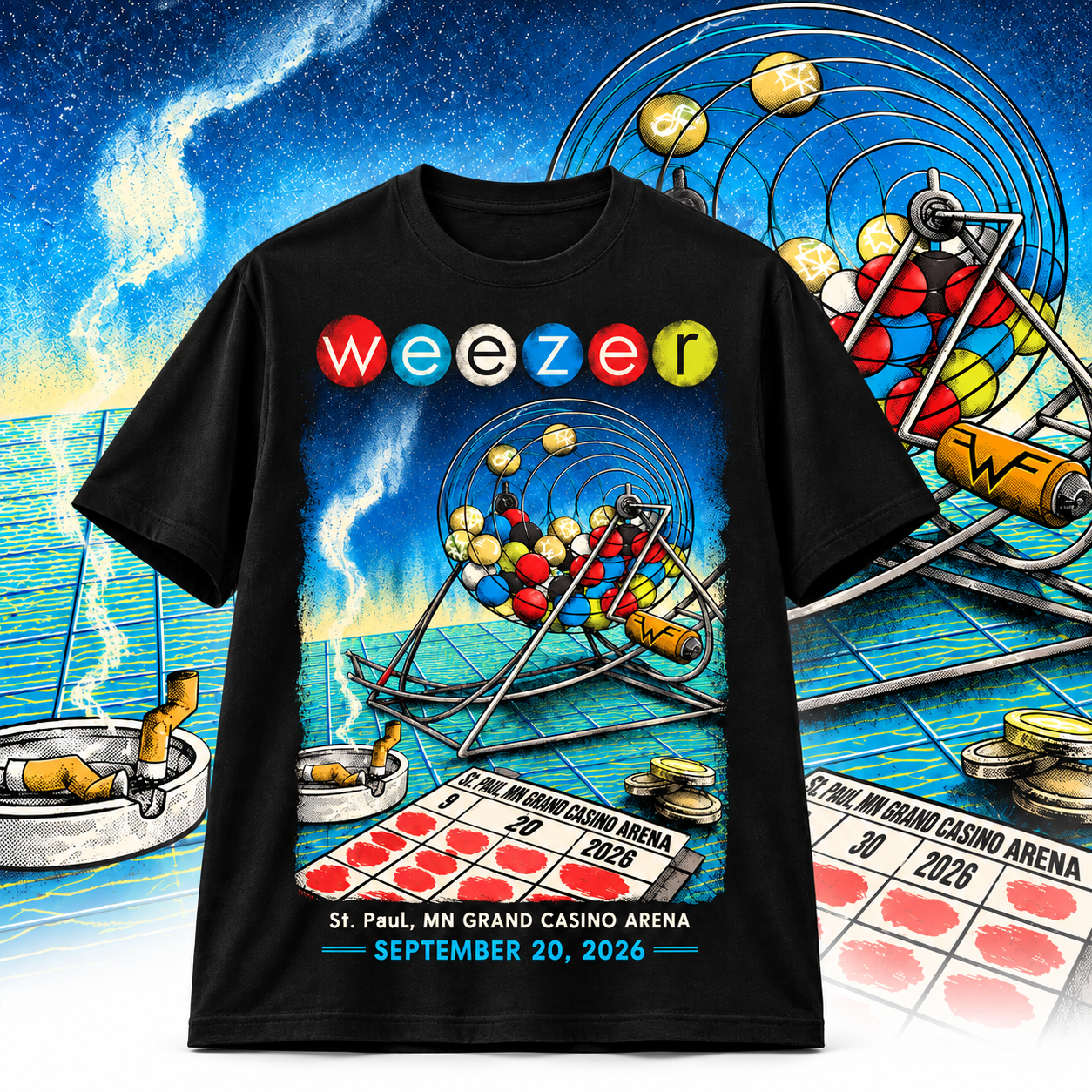 Weezer September 20 2026 Xcel Energy Center St Paul Minnesota