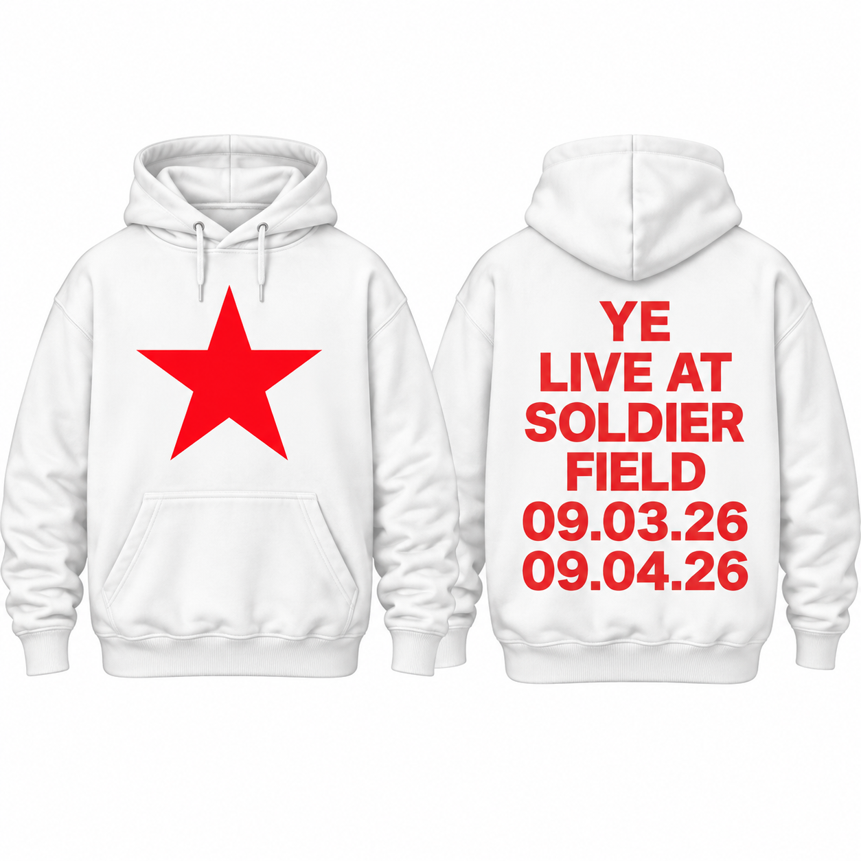 Ye Sep 4 2026 Chicago IL Hoodie Kanye West Live Concert Merch Exclusive 2 - merchtourboutique ye sep 4 2026 chicago il hoodie kanye west live concert merch exclusive g18hc - merchtourboutique