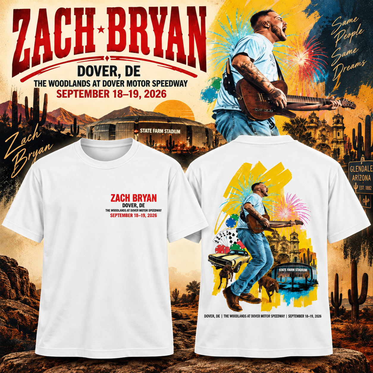 Zach Bryan Live at The Woodlands Dover Motor Speedway Dover
